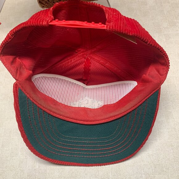 Vintage 1984 NC State Wolfpack Corduroy Snapback Hat USA - Picture 9 of 11